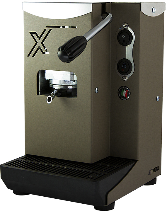 Aroma X Macchina da caffè a cialde ese 44 mm misure ridotte facile utilizzo ottime prestazioni basso consumo energetico 150 EMOZIONI QUOTIDIANE OMAGGIO CIALDE ROSSO 