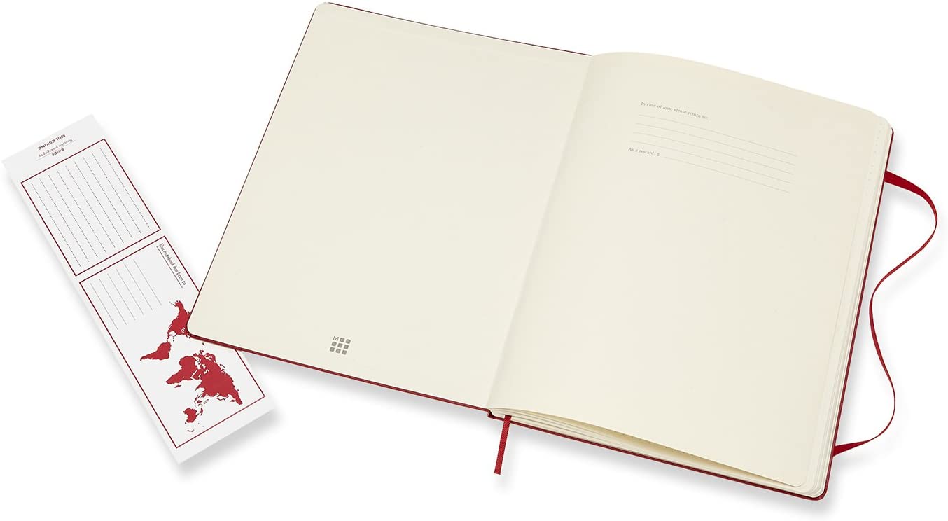 ERREGAME -  - Moleskine Moleskine Taccuino a Pagine  Puntinate Cop. Rigida XL Rosso