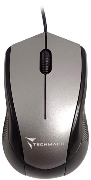 Techmade Mouse Ottico Usb Con Filo TM-XJ15 Grey — immagine 1