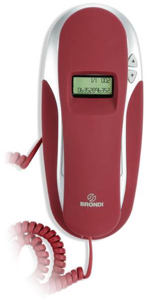 Brondi Telefono Brondi Kenoby CID Rosso/Bianco