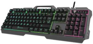 Techmade Tastiera Gaming Meccanica RGB Black