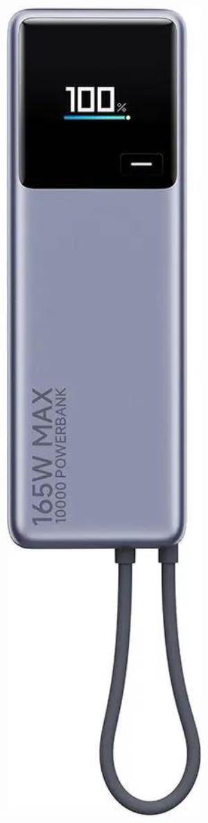 Xiaomi Powerbank 165w 10000mAh Cavo Integrato Usb-C Grigio