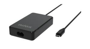 Nilox Caricabatteria Per Notebook/Tablet/Smartphone 100w Gan USB-C