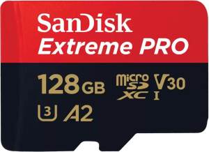 Sandisk Extreme PRO MicroSD 128GB V30 UHS-I SDXC 200MB/s