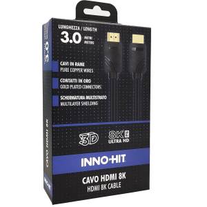 Inno-Hit Inno-Hit Cavo HDMI ContattiOro 8K 60hz 3m Nero
