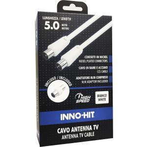 Inno-Hit Inno-Hit Cavo Antenna M/F 5m Bianco