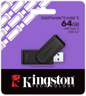 Kingston Pendrive USB-A 3.2 DTXS/ Nero/Nero