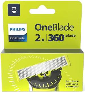Philips Philips OneBlade 2x Lame di Ricambio 360 QP420/50