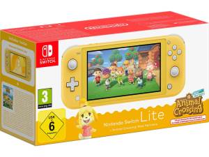 Nintendo Switch Lite Console Animal Crossing Yellow