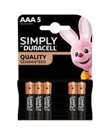 Duracell Duracell Batterie Mini Stilo AAA Simply LR03 MN2400 1Cnf/5pz