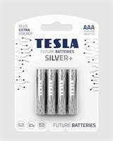 Tesla Batterie (1 Confezione) Tesla Batterie Silver+ 4pz MiniStilo BL4 AAA Alcaline