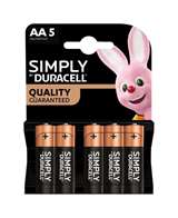Duracell Duracell Batterie Stilo AA Simply LR6 MN1500 1Cnf/5pz