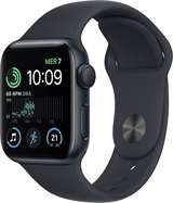 Apple Apple Watch SE 2022 40mm Midnight Aluminium Case/Midnight Sport Band ITA MNJT3TY/A