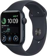 Apple Apple Watch SE 2022 44mm Midnight Aluminium Case/Midnight Sport Band ITA MNK03TY/A