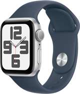 Apple Apple Watch SE 2023 40mm Aluminium Silver Sport Band Storm Blue S/M ITA MRE13QL/A