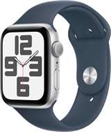Apple Apple Watch SE 2023 44mm Aluminium Silver Sport Band Storm Blue S/M EU MREC3QL/A