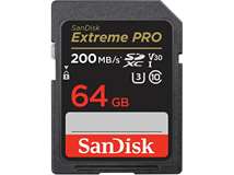 Sandisk SanDisk Extreme PRO SD 64GB C10 UHS-I SDXC 200MB/s