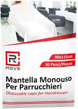 RMove RMove 1Confezione da 30 Mantelle Monouso per Parrucchieri 90x/115 1Cnf/30pz