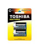 Toshiba (1 Confezione) Toshiba Batterie 2pz MezzaTorcia LR14GCP BP-2 C Alcaline